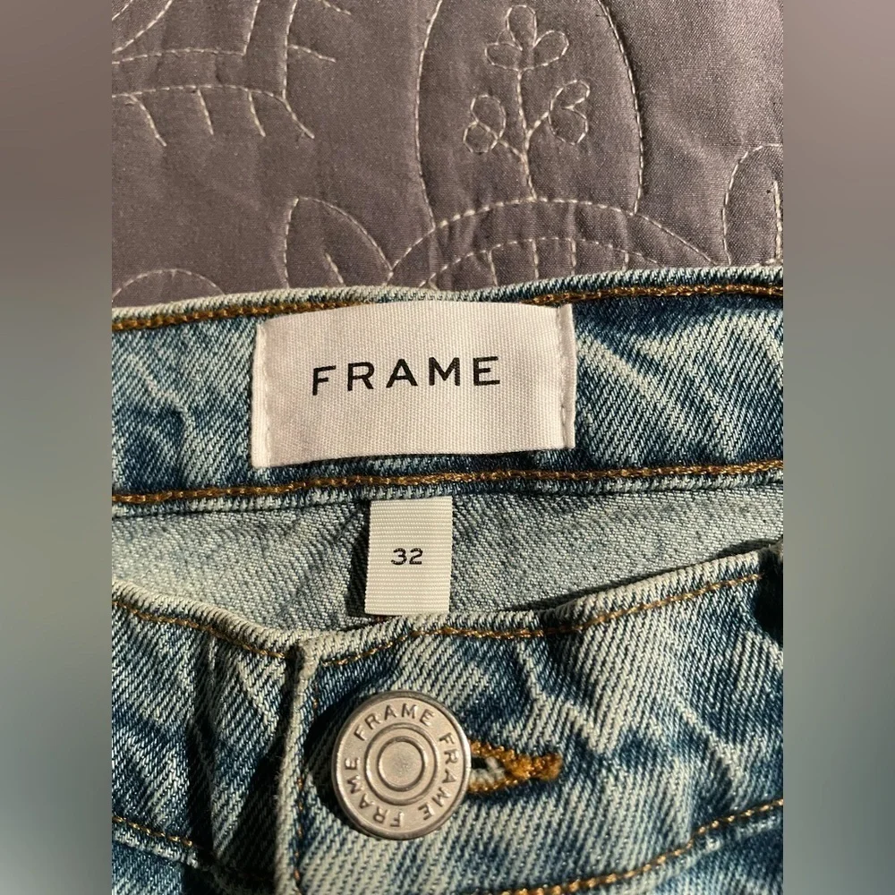 New Frame Le High Flare 32 Crystal Beach Tear Wash - Picture 6 of 12